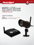 4gb SECURITY SYSTEM CAMERAS INCLUDED. USER S MANUAL Model DWS-401 1 Camera Included