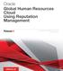 Oracle Global Human Resources Cloud Using Reputation Management
