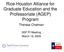 Rice-Houston Alliance for Graduate Education and the Professoriate (AGEP) Program