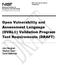 Open Vulnerability and Assessment Language (OVAL ) Validation Program Test Requirements (DRAFT)