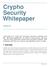 Crypho Security Whitepaper