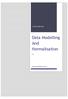 Data Modelling And Normalisation