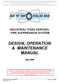 DESIGN, OPERATION & MAINTENANCE MANUAL