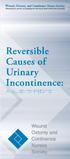 es of Urinary Incontinence: