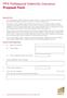 FIFA Professional Indemnity Insurance Proposal Form