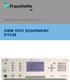 FRAUNHOFER INSTITUTE FOR INTEg RATEd CIRCUITS IIS. drm TesT equipment
