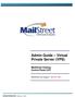 Admin Guide Virtual Private Server (VPS) MailStreet Hosting Control Panel (CP)