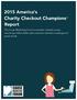 2015 America s Charity Checkout Champions Report
