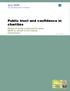 Public trust and confidence in charities