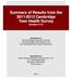 Submitted to: The Cambridge Prevention Coalition The Cambridge Public Schools, and The Cambridge Public Health Department