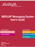 MERLIN Messaging System User's Guide