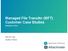 Managed File Transfer (MFT) Customer Case Studies Session One. Malcolm Trigg Geoffery Pfander