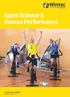 Sport Science & Human Performance