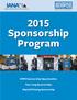 2015 Sponsorship Program