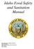 Idaho Food Safety and Sanitation Manual