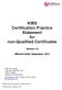 KIBS Certification Practice Statement for non-qualified Certificates
