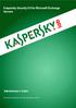 Kaspersky Security 8.0 for Microsoft Exchange Servers AD Administrator's Guide