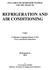 REFRIGERATION AND AIR CONDITIONING