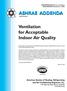 Ventilation for Acceptable Indoor Air Quality