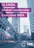 GLEMBA Global Leadership Executive MBA