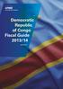 Democratic Republic of Congo Fiscal Guide 2013/14