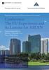 Conference: The EU Experiences and its Lessons for ASEAN
