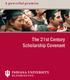 A powerful promise. The 21st Century Scholarship Covenant