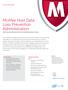 McAfee Host Data Loss Prevention Administration Intel Security Education Services Administration Course