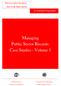 Managing Public Sector Records: Case Studies - Volume 1