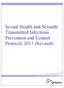 Sexual Health and Sexually Transmitted Infections Prevention and Control Protocol, 2013 (Revised)