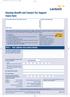 Housing Benefit and Council Tax Support Claim form