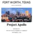 FORT WORTH, TEXAS AS A LOCATION FOR: Project Apollo