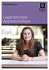 The University for World-Class Professionals. Legal Services Apprenticeships