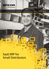 An Epicor White Paper. SaaS ERP for Small Distributors