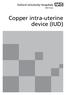 Copper intra-uterine device (IUD)