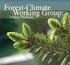 Forest-Climate Working Group: