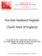 Fire Risk Assessors Register. (South West of England)