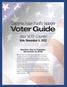 Voter Guide Vote November 6, 2012 Election Day is Tuesday, November 6, 2012