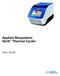 Applied Biosystems Veriti Thermal Cycler. User Guide