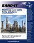 Stainless steel cable fixing solutions for critical environments