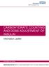 CARBOHYDRATE COUNTING AND DOSE ADJUSTMENT OF INSULIN
