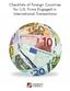 Checklists of Foreign Countries for U.S. Firms Engaged in International Transactions