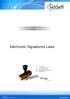 Electronic Signatures Laws