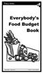 Everybody's Food Budget Book