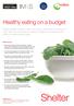 Healthy eating on a budget