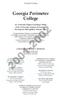 General Catalog. Georgia Perimeter College 2001-2002