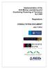Implementation of the Anti-Money Laundering and Countering Financing of Terrorism Act 2009. Regulations CONSULTATION DOCUMENT JULY 2012