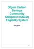 Ofgem Carbon Savings Community Obligation (CSCO) Eligibility System