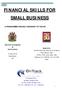 FINANCIAL SKILLS FOR SMALL BUSINESS