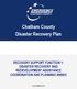Chatham County Disaster Recovery Plan RECOVERY SUPPORT FUNCTION 1: DISASTER RECOVERY AND REDEVELOPMENT ASSISTANCE COORDINATION AND PLANNING ANNEX